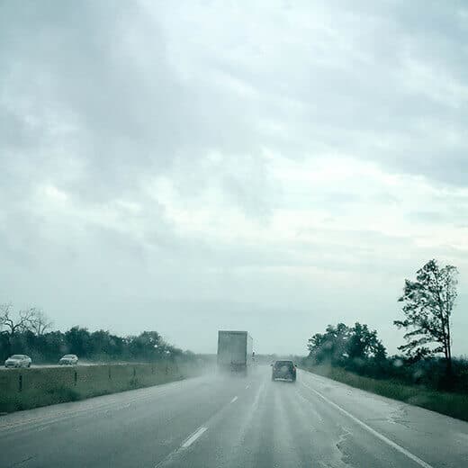 Rainstorm across the South
