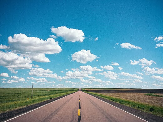 Little puffy clouds in Nebraska