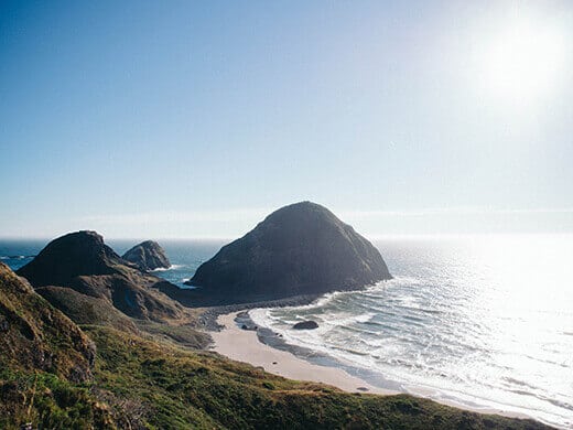 Views from Highway 1 on the Oregon coast