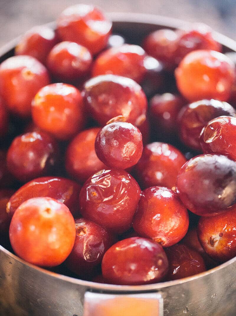 Fresh cranberries