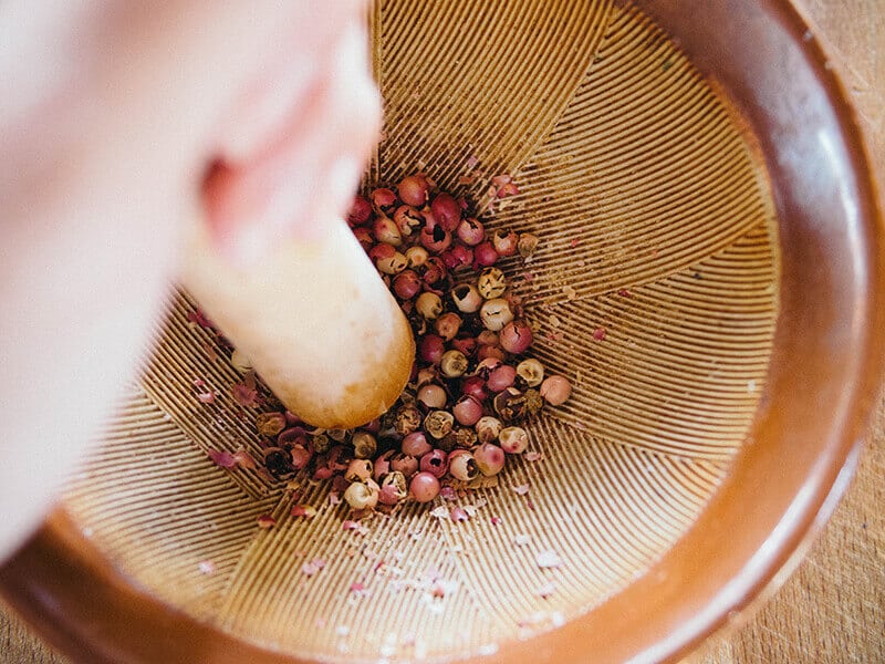Pink peppercorns