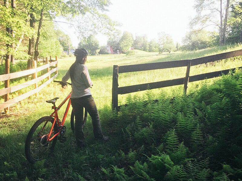Mountain biking at Cady Hill