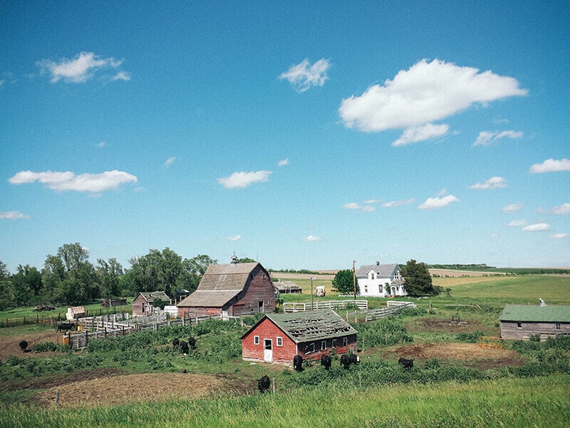 Homestead in Northern Wyoming