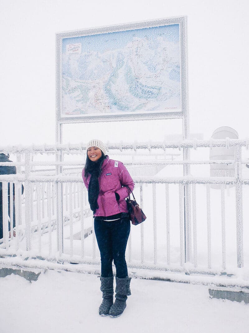 On top of Mount Titlis