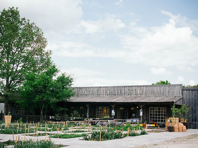 The seed store at Baker Creek Heirloom Seeds