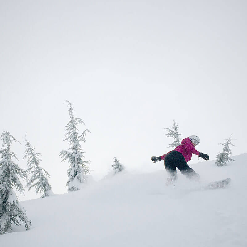Snowboarding at Mt. Bachelor