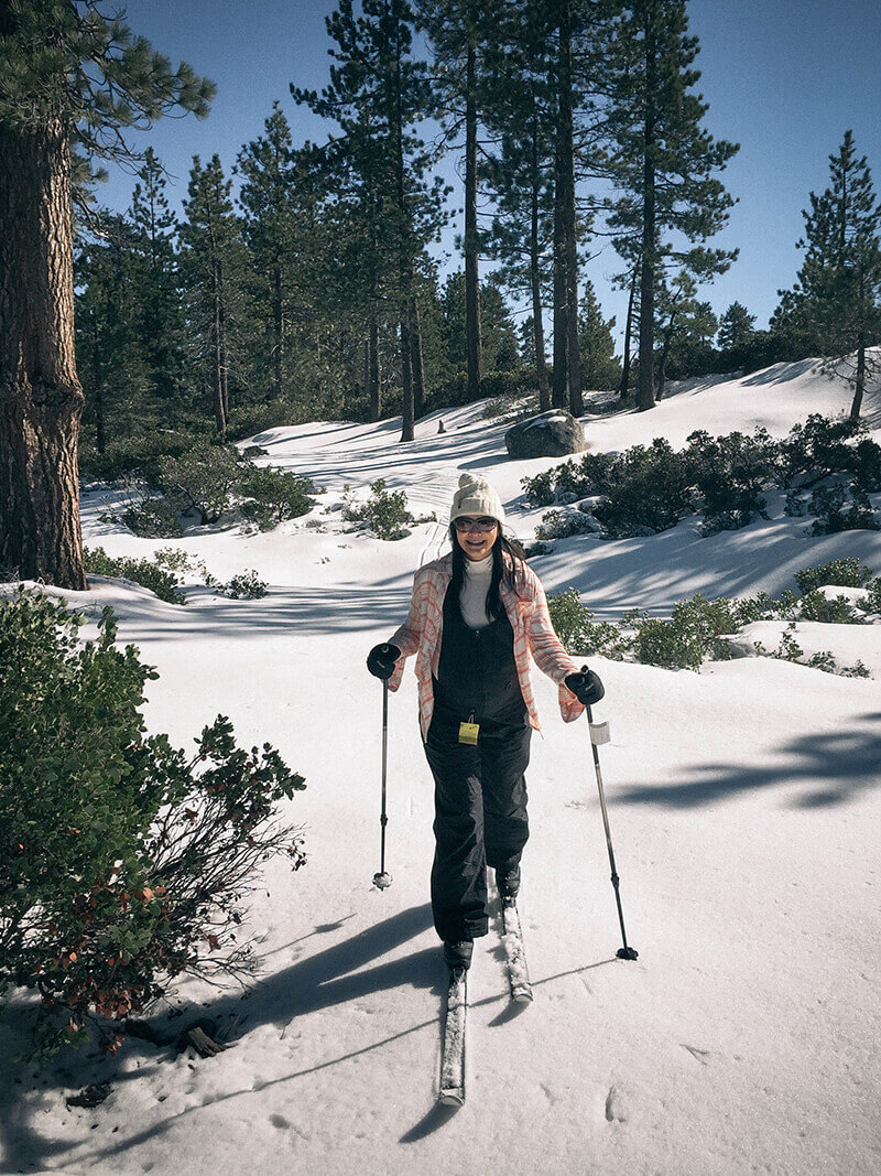 Cross-country skiing at Rim Nordic