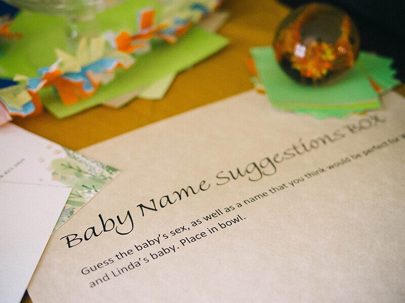 Baby name suggestions