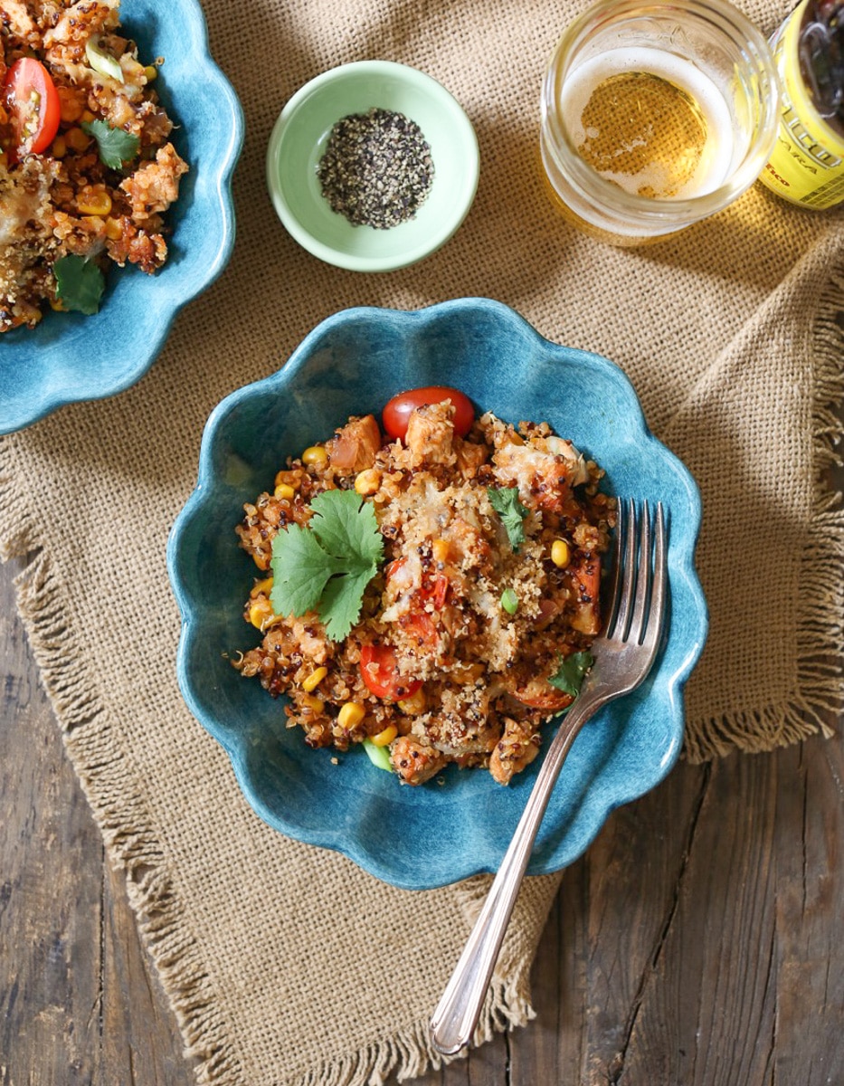 barbecue-chicken-quinoa-casserole-5
