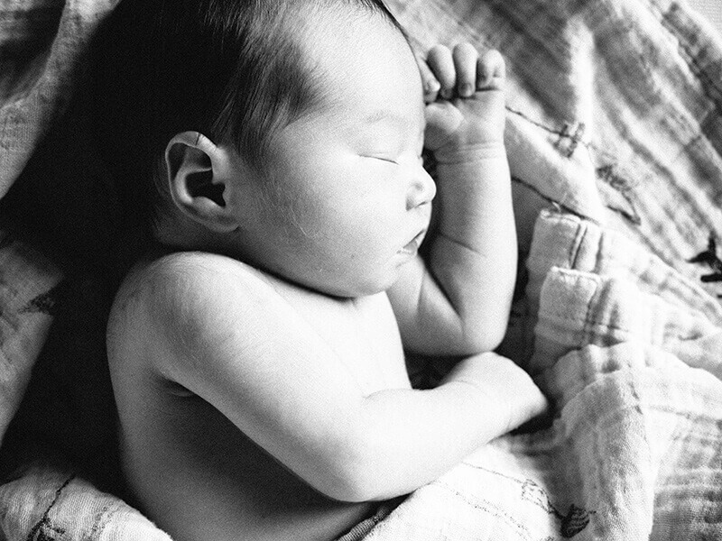 Napping baby