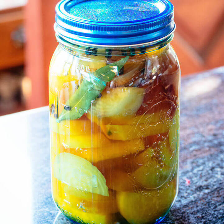 Quick pickled roasted beets on Freshly Preserved Ideas