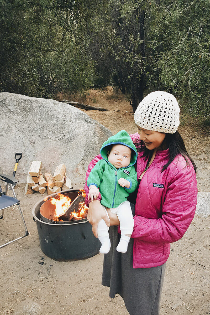 Camping with a baby