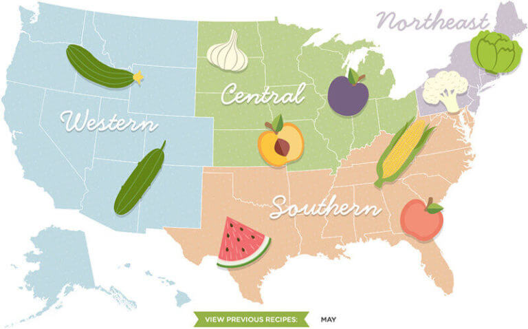 Get preserving ideas from this interactive canning map