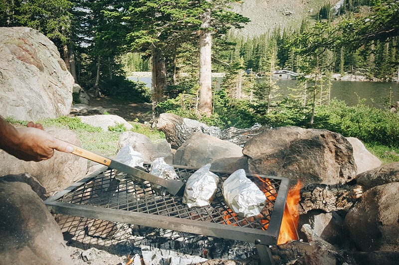 Grilling foil packets for dinner