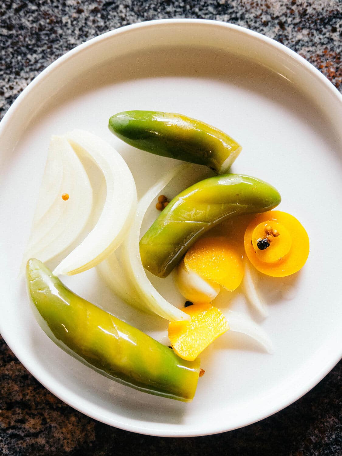 Pickled hot peppers