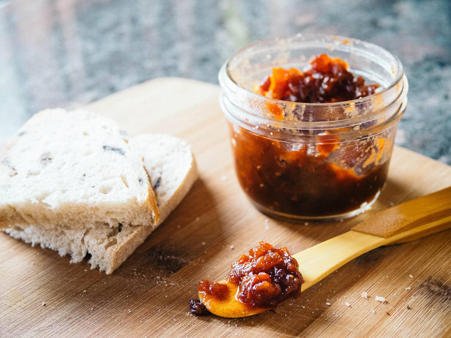 Homemade chipotle tomato jam