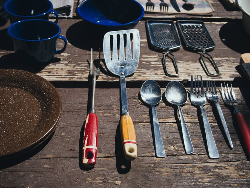 Photo props for The New Camp Cookbook