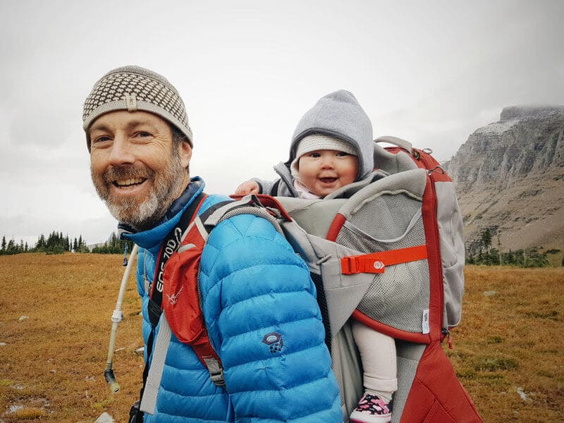 Hiking at Logan Pass