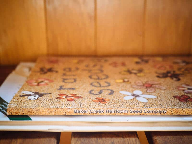 Seasonal seed catalogs