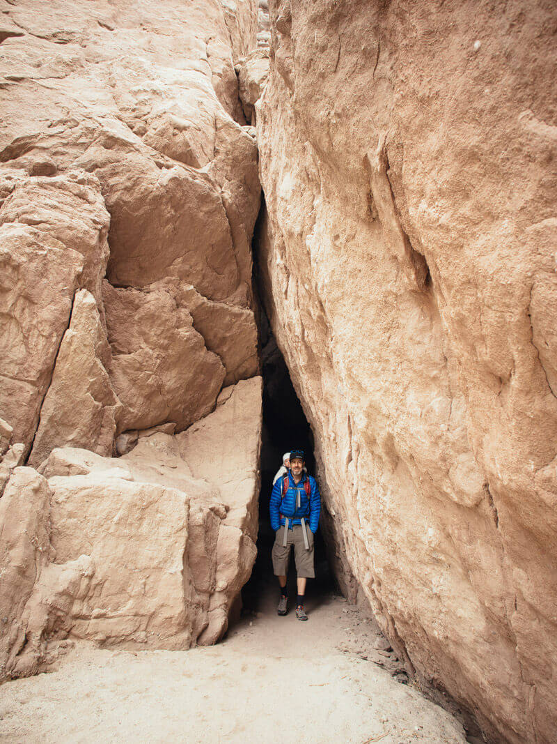 Sandstone formations in Big Painted Canyon