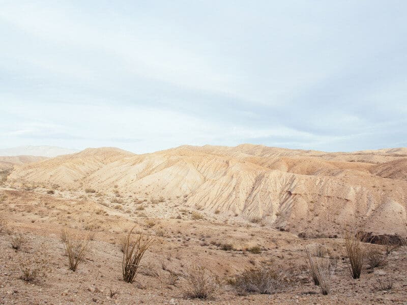 The badlands of Big Painted Canyon