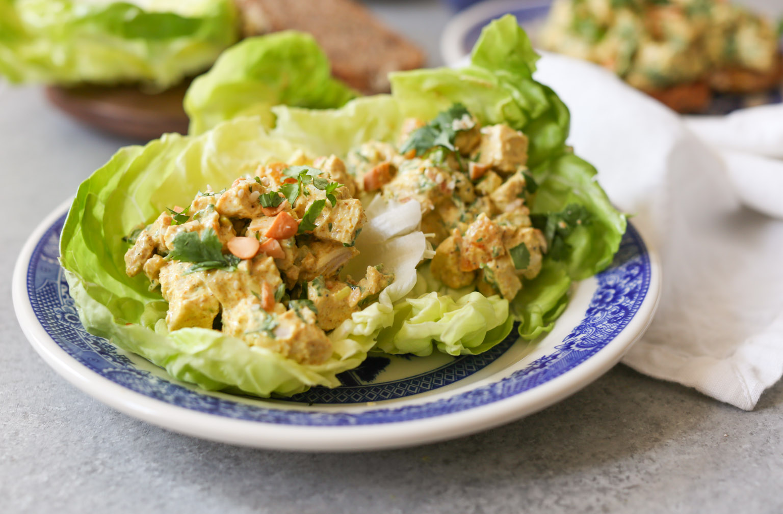 Greek Yogurt Curried Chicken Salad