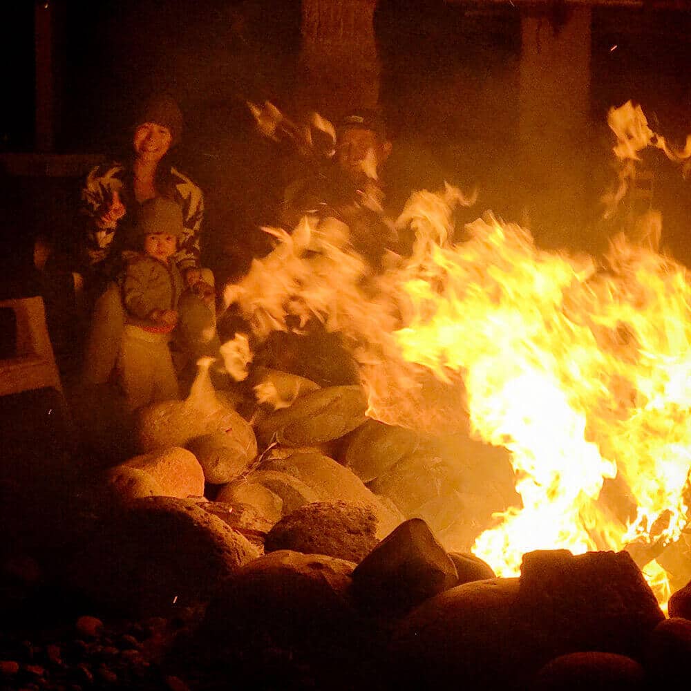 Yucca bonfire, a true Baja experience