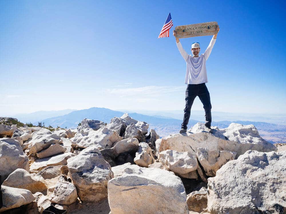 Summiting Mount San Gorgonio