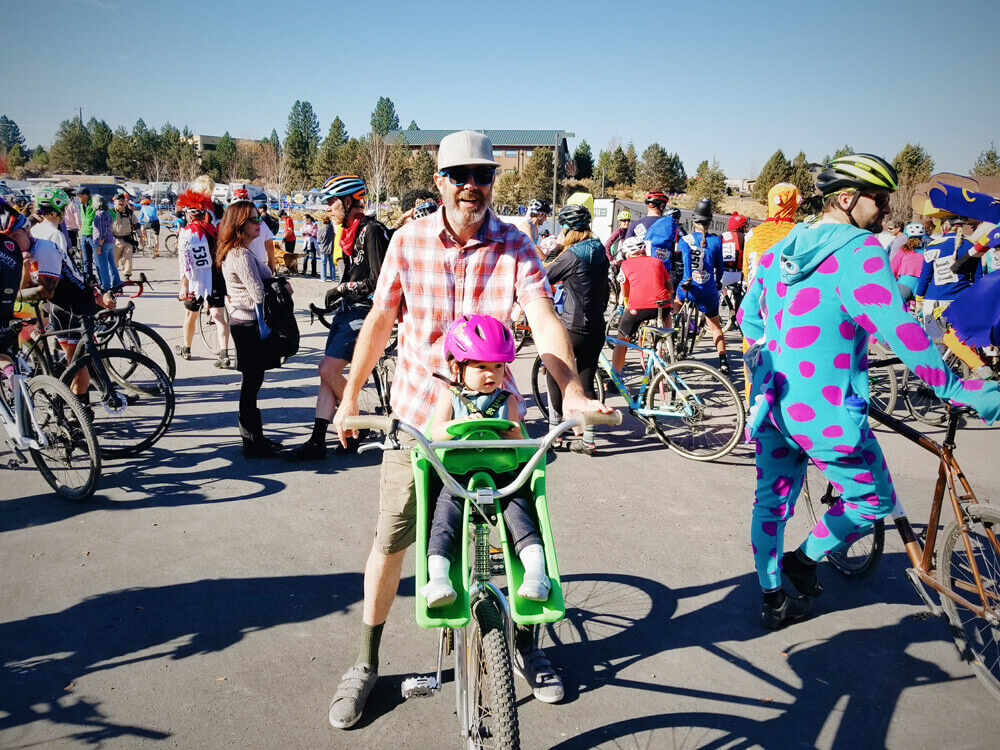 Cheering on the racers at the Cross Crusade