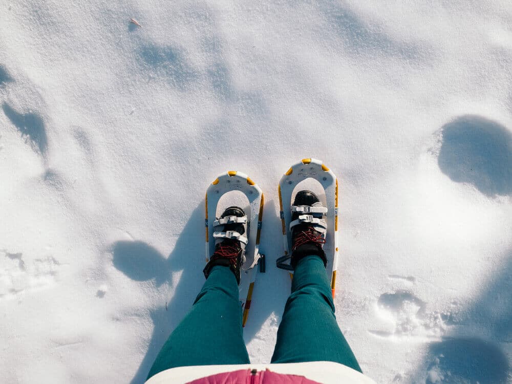 First snowshoe outing of the season