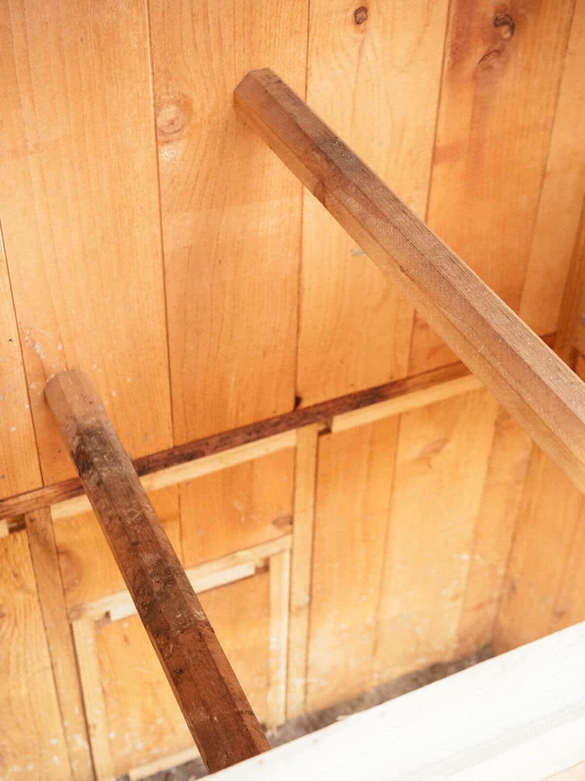A roost-over-run design in our chicken coop