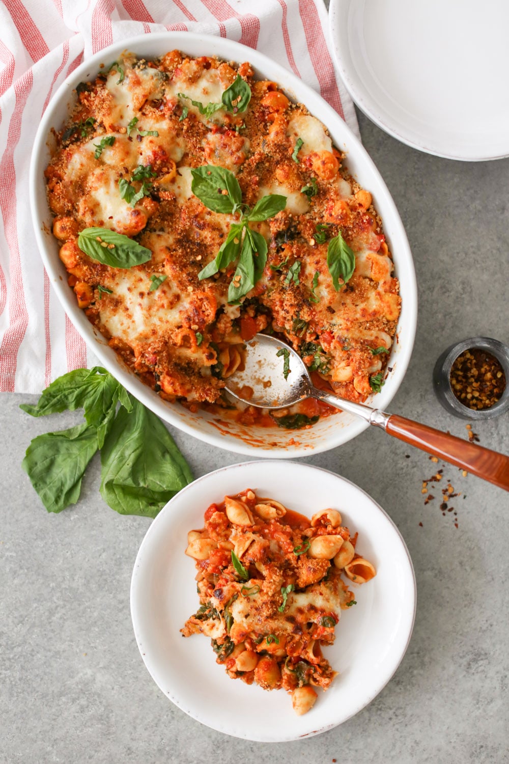 Healthy Chicken Parmesan Pasta