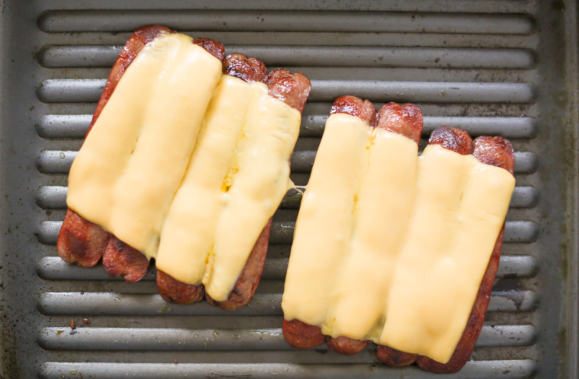 cheeseburger dogs with special sauce