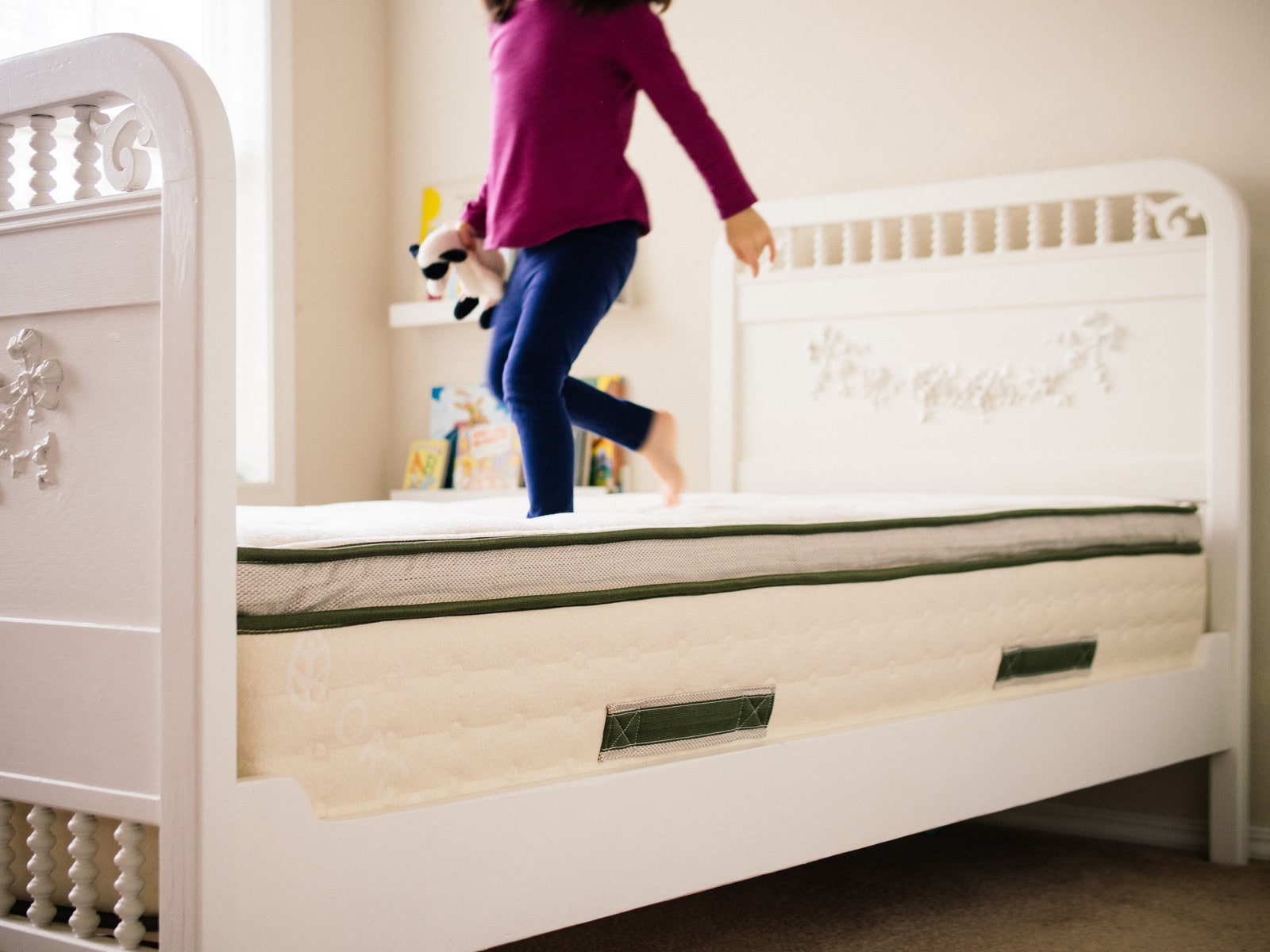 An organic mattress that can stand up to a toddler