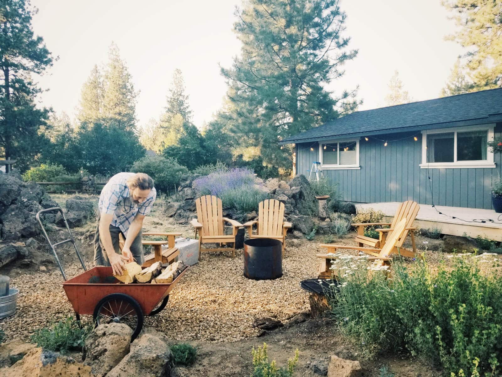 Styling the cover shot for The Backyard Fire Cookbook