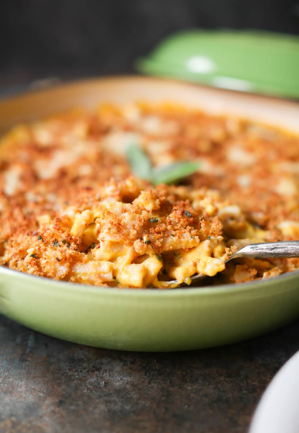Three Cheese Pumpkin Mac with Pancetta and Sage