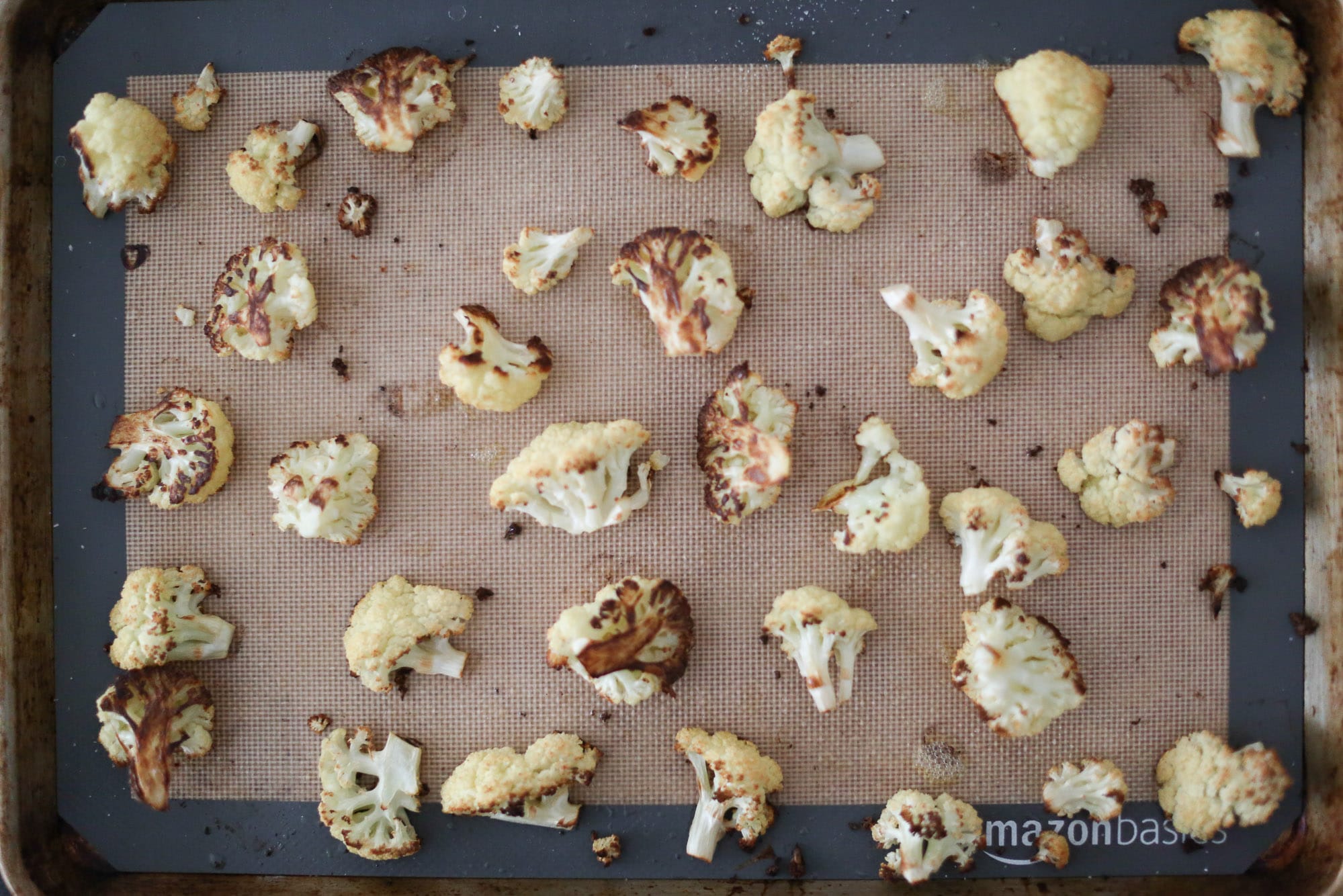 Roasted Cauliflower and Farro Salad with Sun-Dried Tomatoes