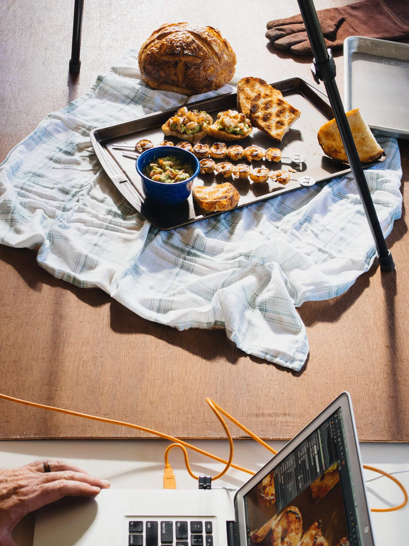 A look behind the scenes of The Backyard Fire Cookbook