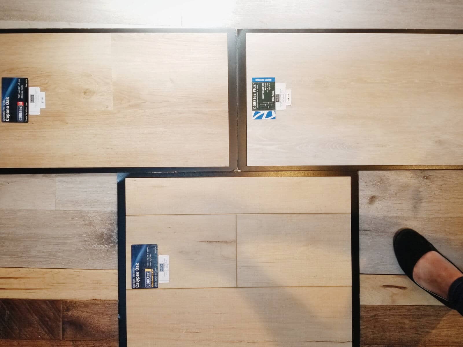 Comparing flooring options for our new home