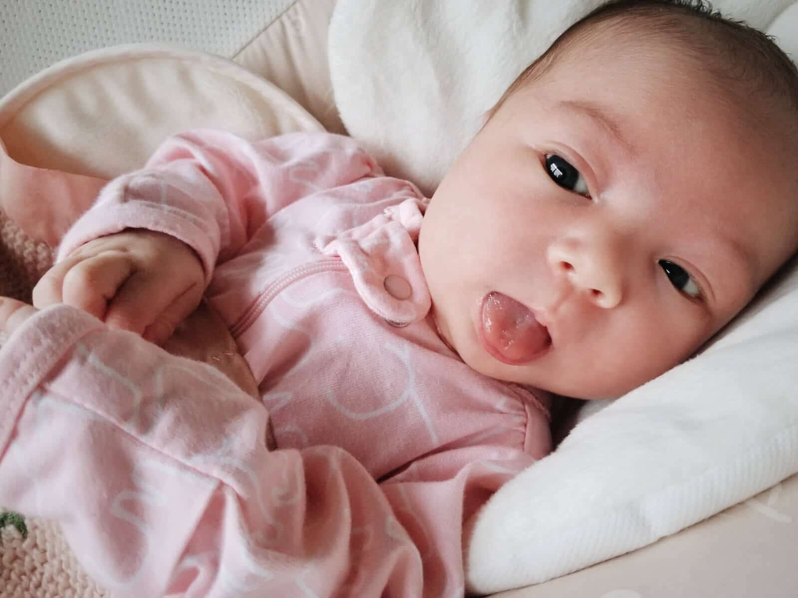 Baby cuddles