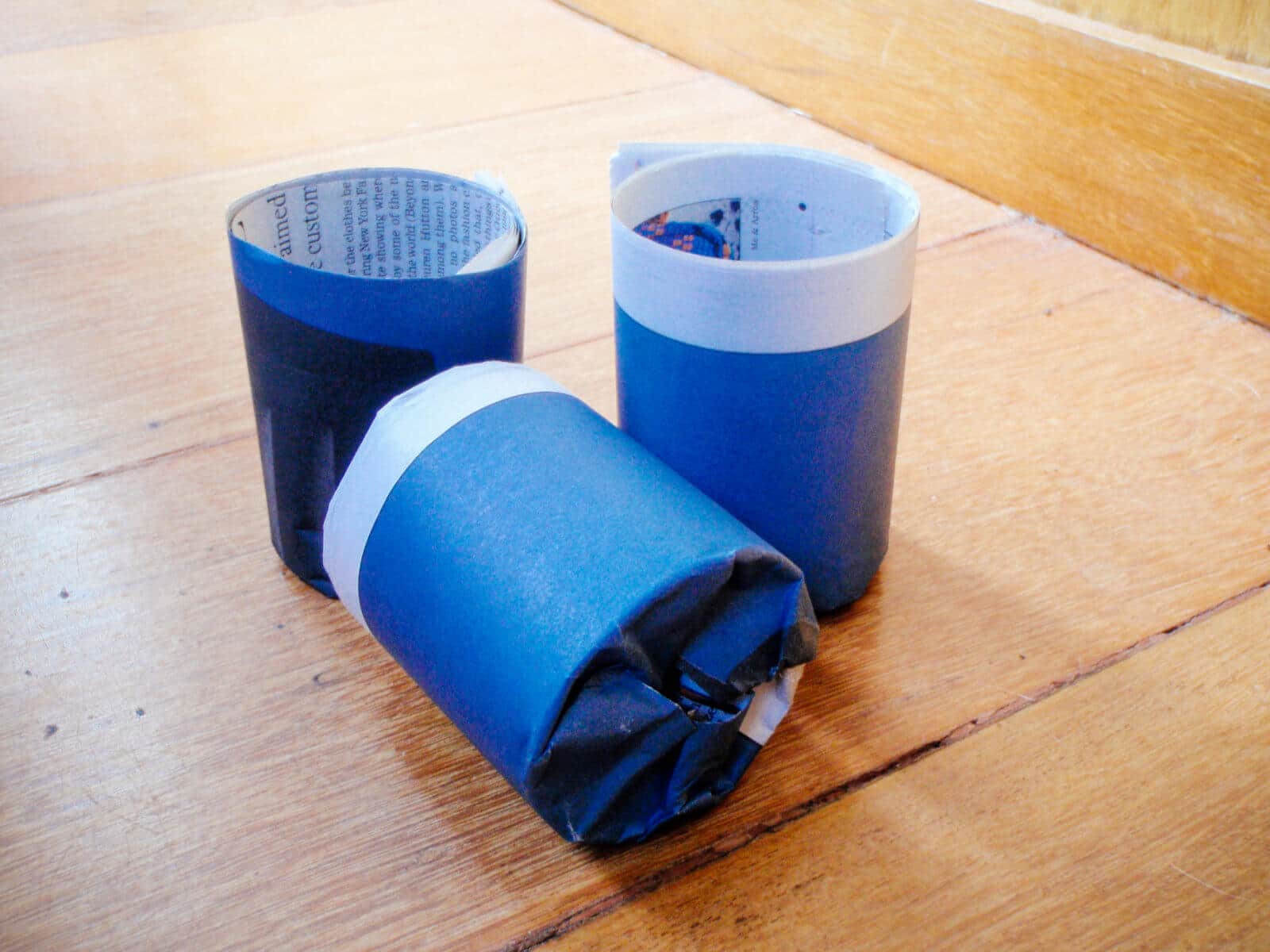 Homemade paper pots for seed starting