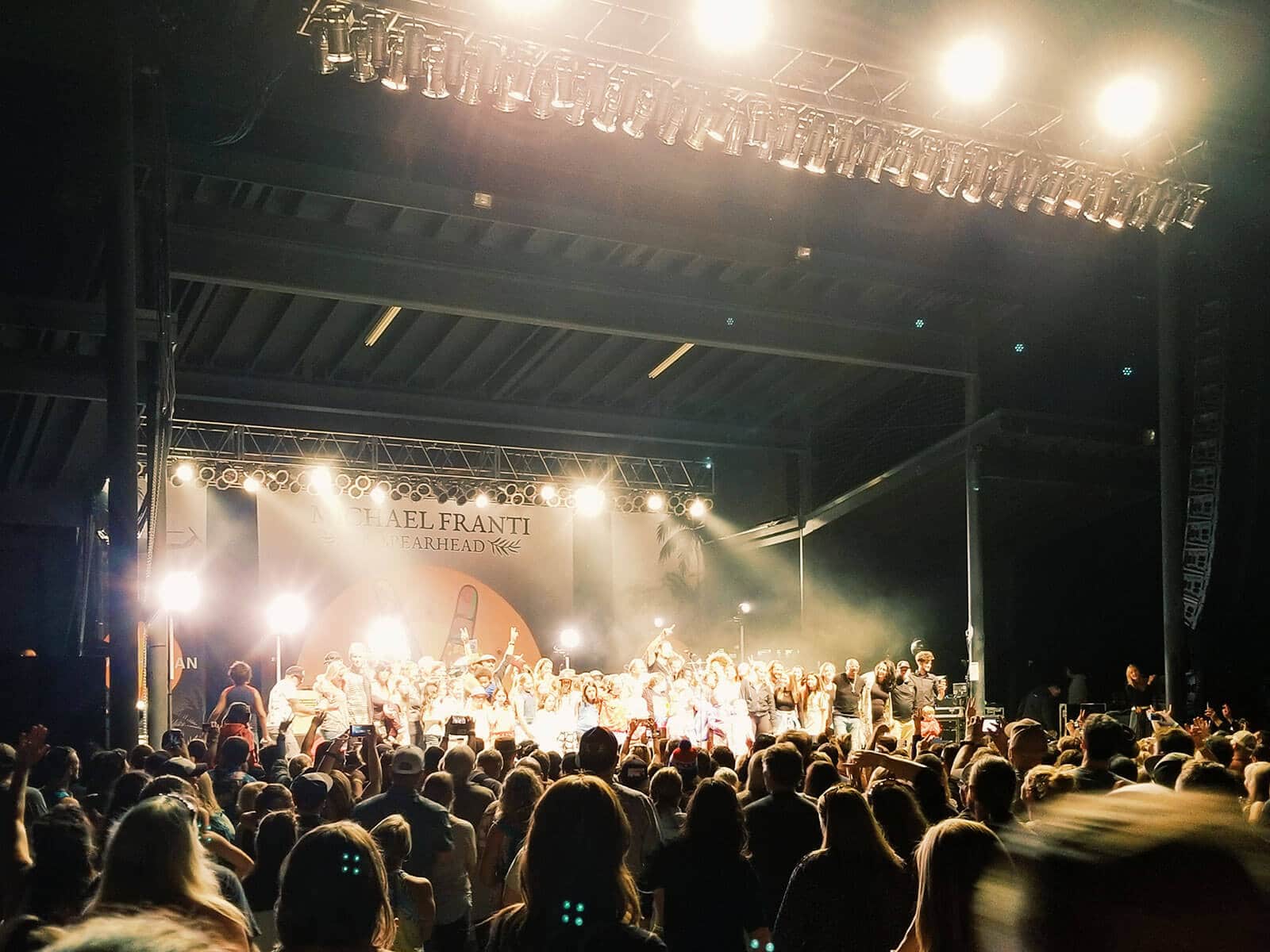 An outdoor concert at Les Schwab Amphitheater in Bend, Oregon