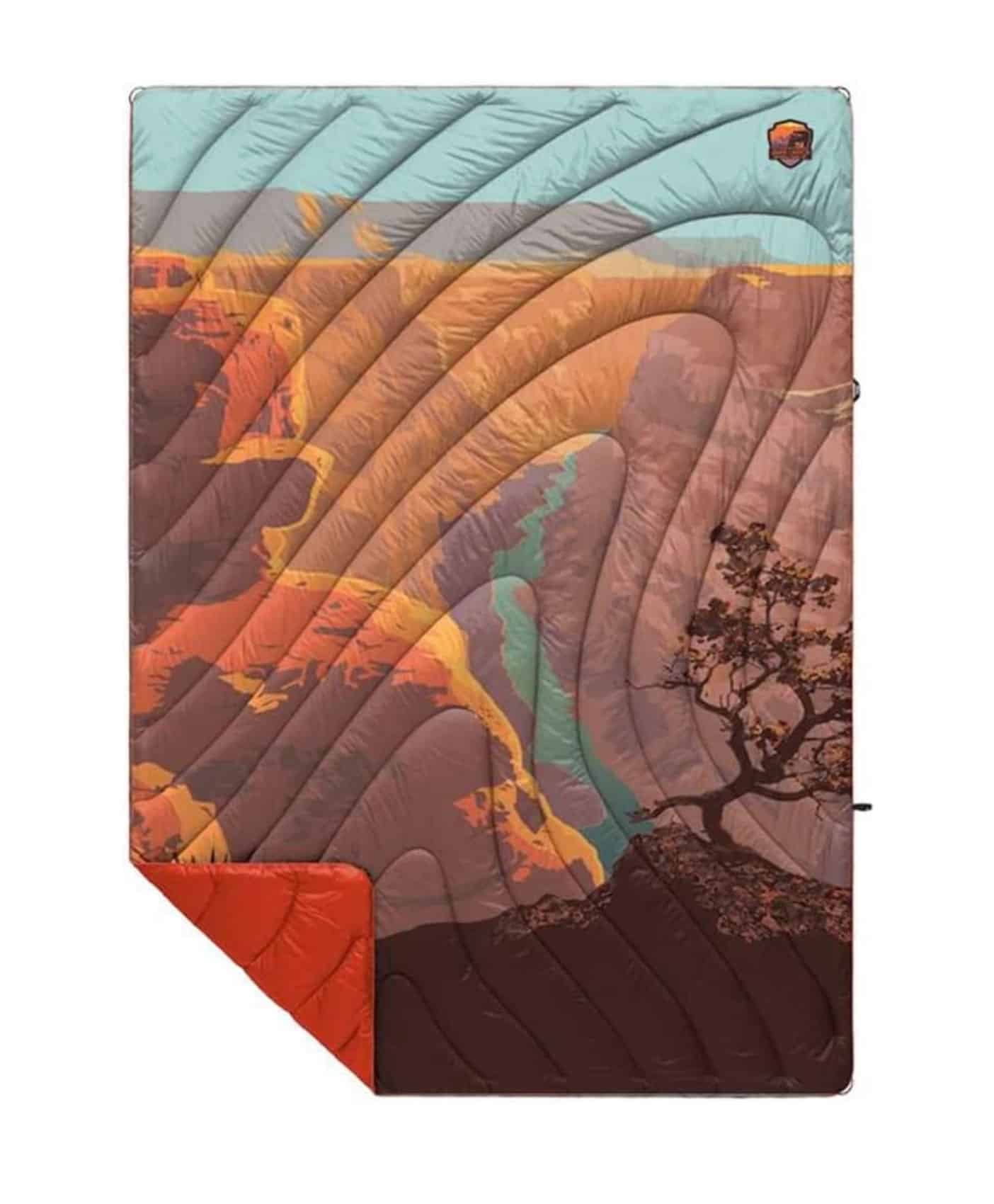 National park puffy blanket
