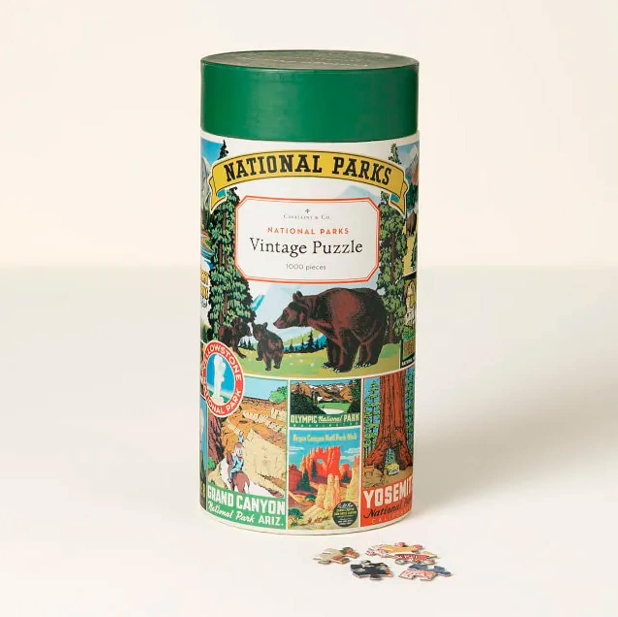 National park vintage puzzle